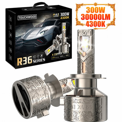 Touchwood 4300K Premium LED Headlight Bulbs - 300W 30000LM