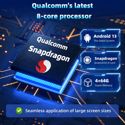 Touchwood GT7 AI Box – Wireless Apple CarPlay, Android Auto & Entertainment System |Qualcomm Snapdragon | 4GB + 64GB